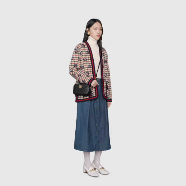 Túi Gucci Marmont Matelassé Mini Bag ‎448065-DTD1T-1000 - Ảnh 9