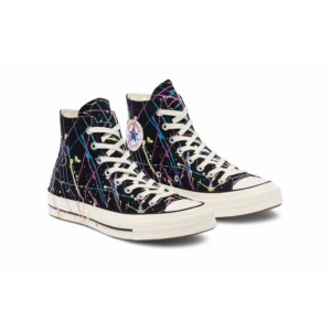 Alternative view of Giày Converse Chuck 70 High 'Paint Splatter Black' 170801C