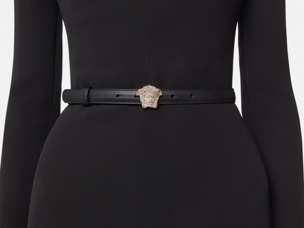 Thắt lưng Versace Women Belt Crystal Medusa DCDI145-1A01051-1B00V - Ảnh 6