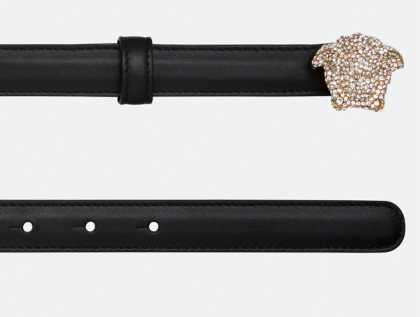 Thắt lưng Versace Women Belt Crystal Medusa DCDI145-1A01051-1B00V - Ảnh 5