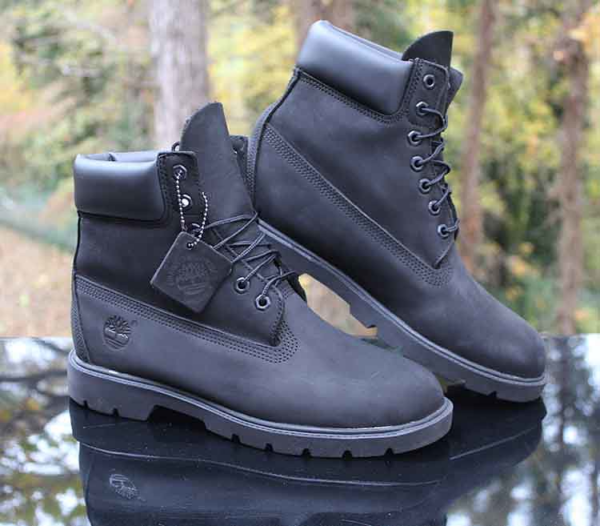 Giày Timberland 6 Inch Basic Boot 'Black' TB19039 - Ảnh 5