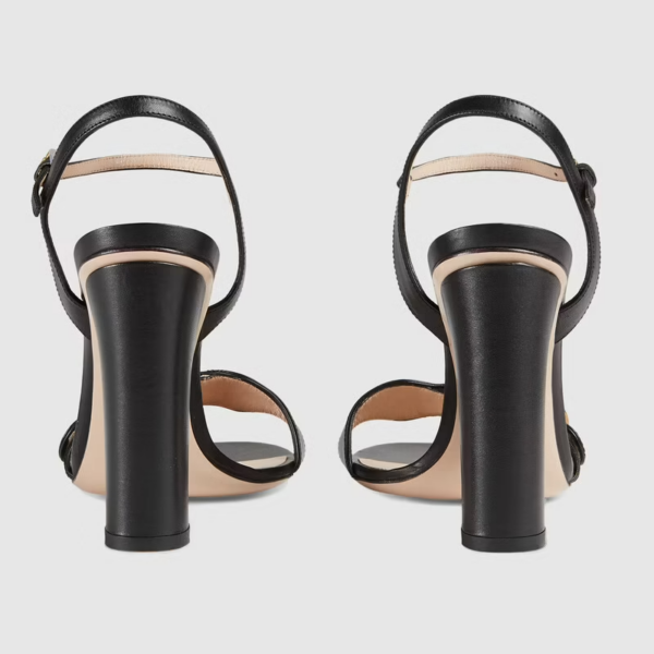 Giày Gucci Leather Sandal ‎453378-A3N00-1000 - Ảnh 5