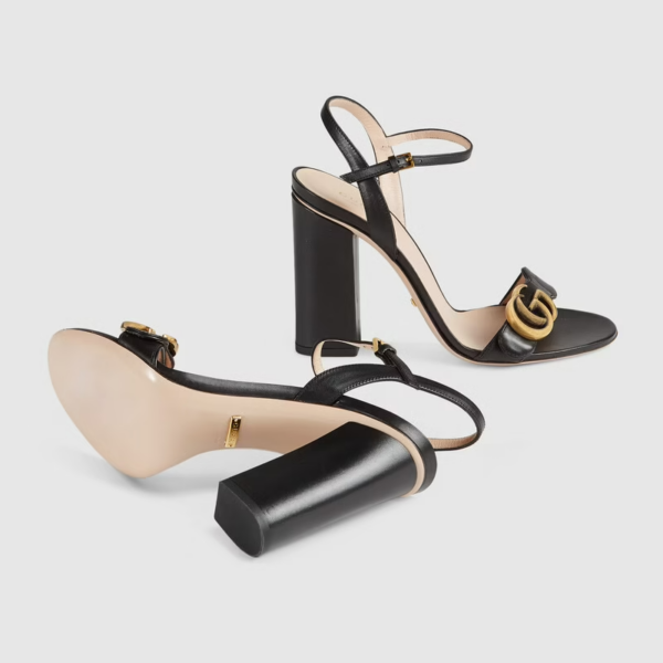 Giày Gucci Leather Sandal ‎453378-A3N00-1000 - Ảnh 3