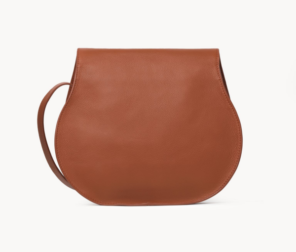 Túi Chloe' Marcie Medium Saddle Bag In Grained Calfskin CHC21AS605F0125M - Ảnh 2