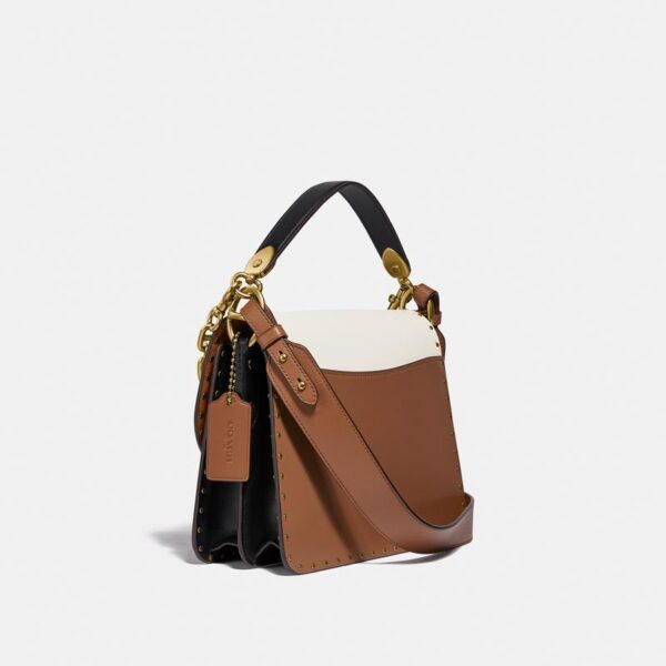 Túi Coach Beat Shoulder Bag In Colorblock With Rivets 4595 B4RGI - Ảnh 4