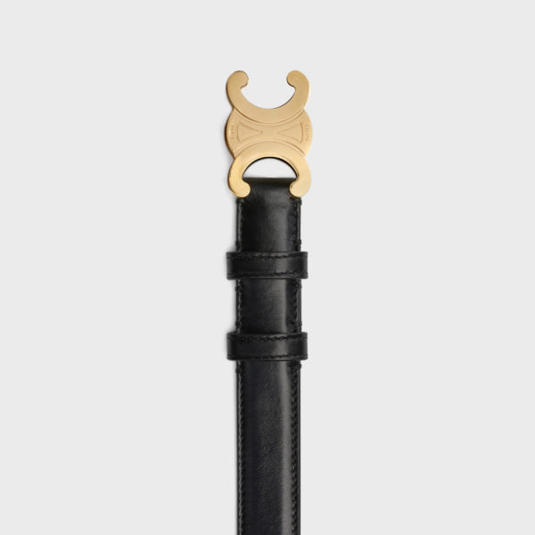 That Lung Celine Medium Triomphe 'Gold Black' 45AK93A01-38NO