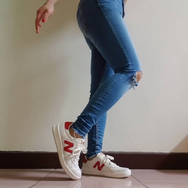 Giày New Balance 300 White Red CRT300WR - Ảnh 4