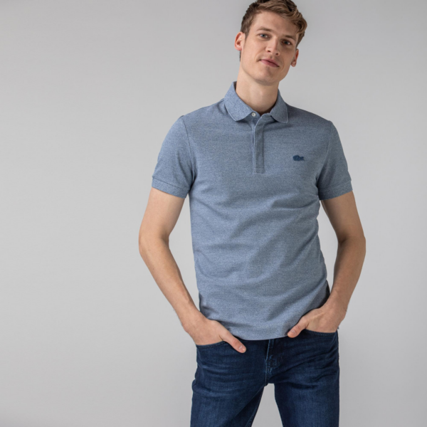 Áo Lacoste Men's Paris Polo Regular Fit Stretch Cotton Piqué PH5522-1GF - Ảnh 3
