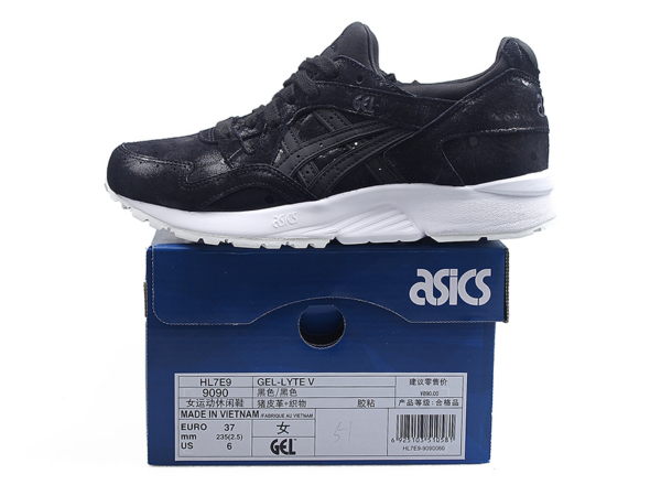 Giày Asics Gel-Lyte V Lace Up 'Black White' HL7E9-9090 - Ảnh 3