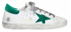 Giày Golden Goose Superstar 'White Green' G32MS590-E49