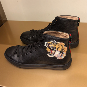 Alternative view of Giày Gucci Leather High 'Tiger' 451621-BXOA0-1060