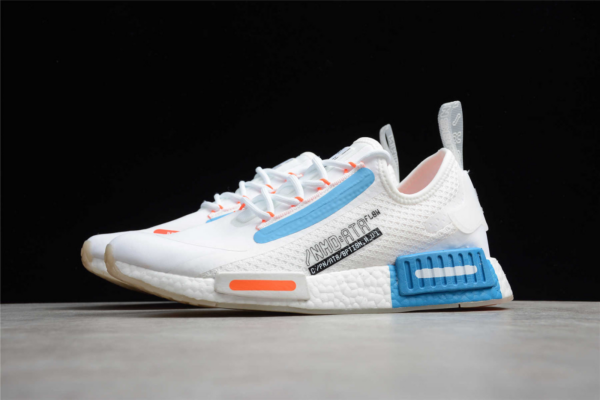 Giày Adidas NMD_R1 Spectoo 'White Shock Blue' FZ3629 - Ảnh 3