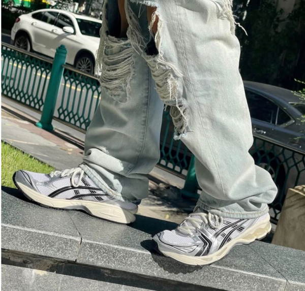 Giày Asics x JJJJound Gel-Kayano 14 'Silver Black' 1201A457-101 - Ảnh 3
