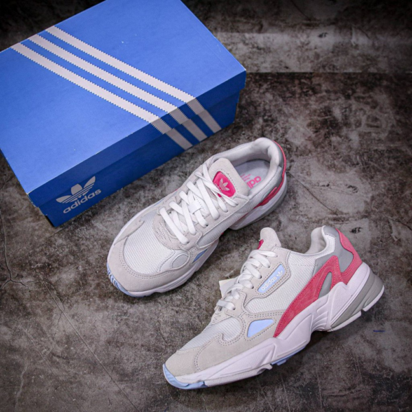 Giày Adidas Wmns Falcon White Shock Pink EG2866 - Ảnh 4