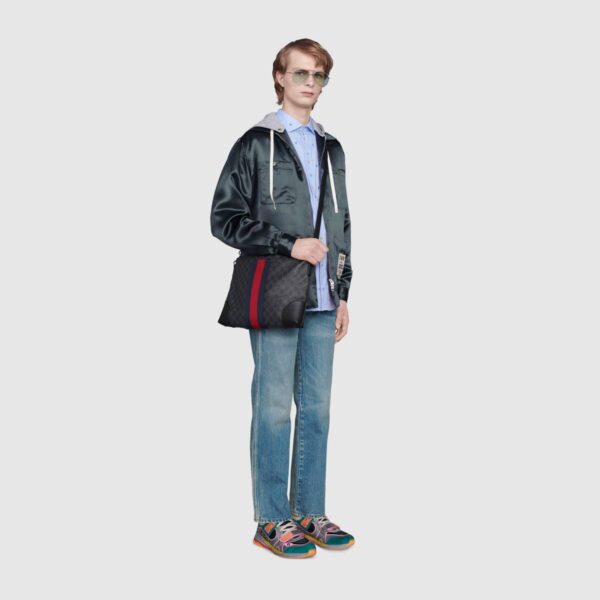 Túi Gucci GG Black Messenger 474139-K5ICN-1095 - Ảnh 5