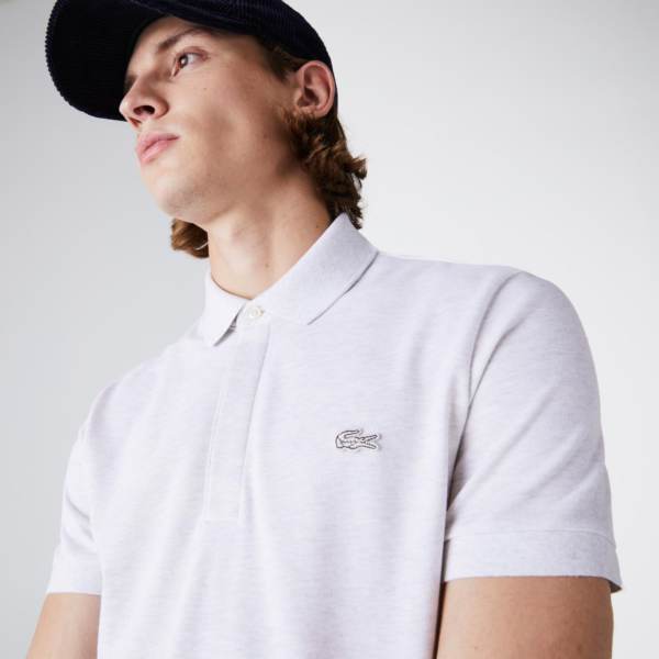 Ao Lacoste Paris Polo Shirt Regular Fit 'White' PH5522-HT1