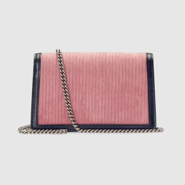 Túi Gucci Dionysus Super Mini Pink Corduroy ‎476432-2S8AN-6781 - Ảnh 3