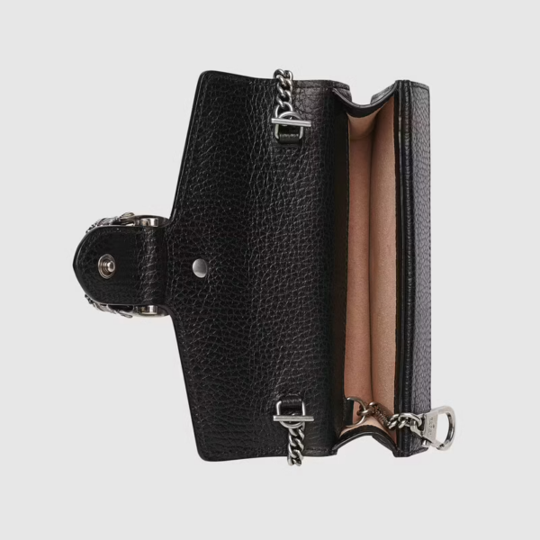 Túi Gucci Dionysus Leather Super Mini Black Leather 476432-CAOGN-8176 - Ảnh 3