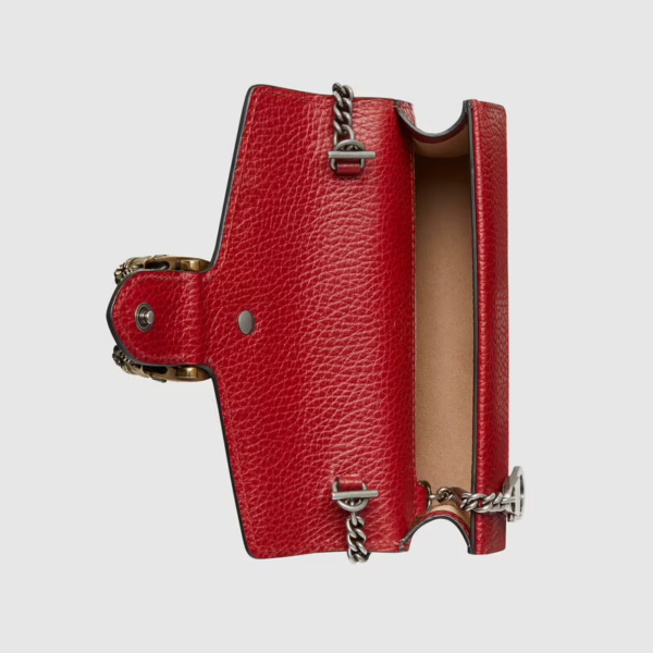 Túi Gucci Dionysus Leather Super Mini Hibiscus Red ‎476432-CAOGX-8990 - Ảnh 3