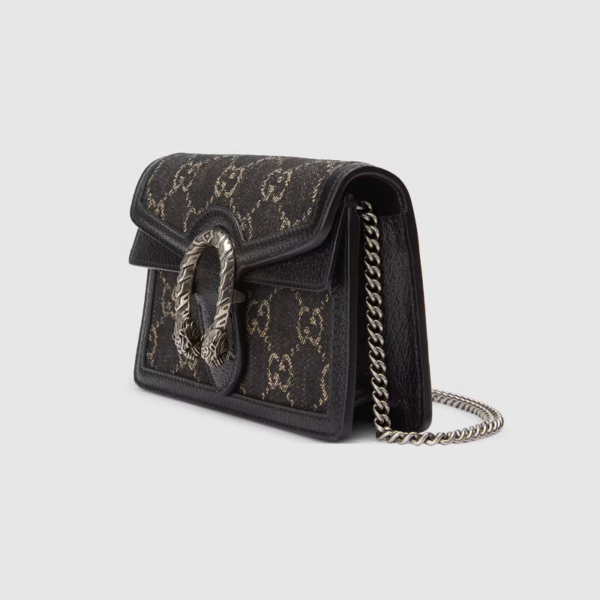 Túi Gucci Dionysus GG 'Black' Denim Jacquard - Ảnh 4