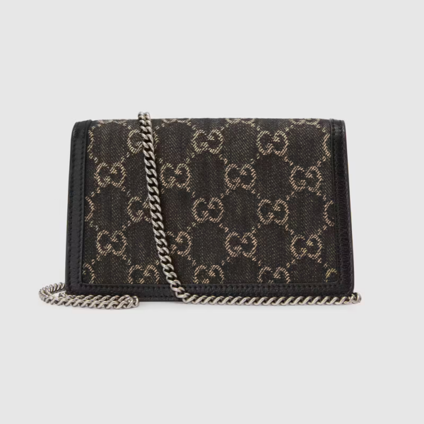 Túi Gucci Dionysus GG 'Black' Denim Jacquard - Ảnh 3