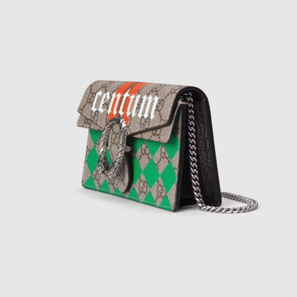 Túi Gucci Dionysus Super Mini GG Supreme Canvas 476432-UQHFN-8666 - Ảnh 4