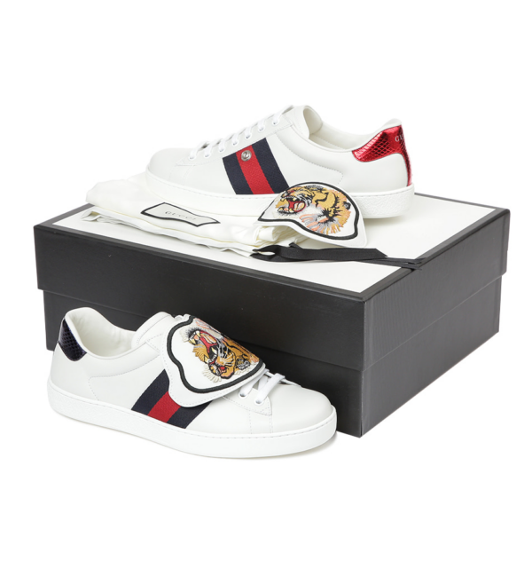 Giày Gucci New Ace 'Tiger Strap' 477102 DOP80 9182 - Ảnh 4