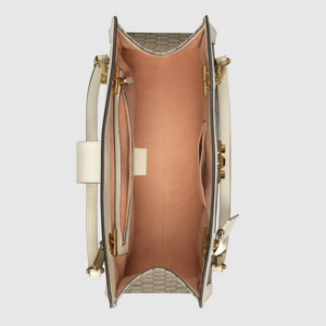 Alternative view of Túi Gucci Padlock GG Medium Shoulder GG Supreme White Leather