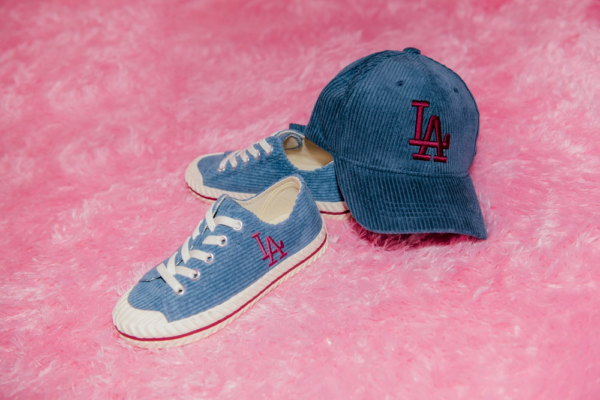 Giày MLB Playball Corduroy Navy Denim 72SHPC011-07U - Ảnh 4