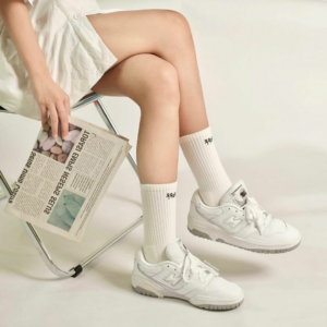 Alternative view of Giày New Balance 550 'White Grey' GSB550PB