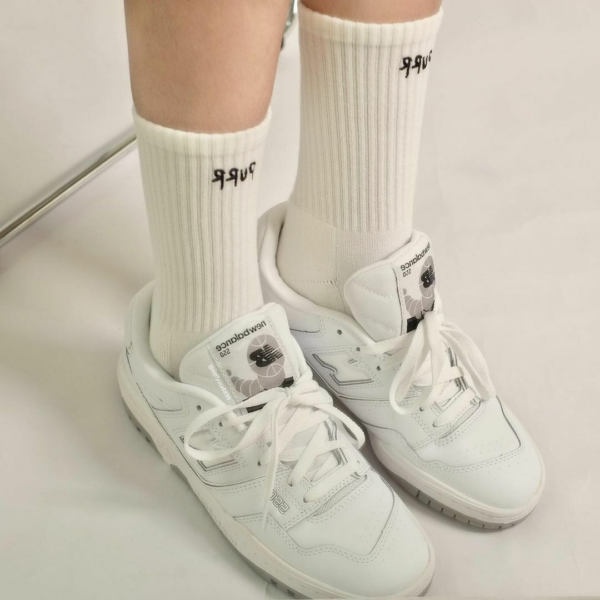 Giày New Balance 550 'White Grey' GSB550PB - Ảnh 4