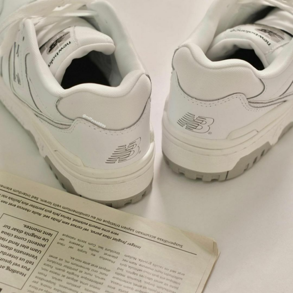 Giày New Balance 550 'White Grey' GSB550PB - Ảnh 6