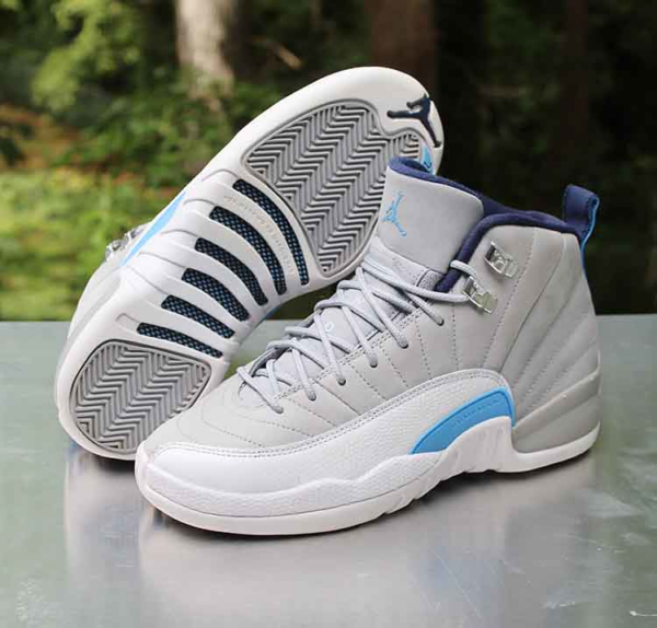 Giày Nike Air Jordan 12 Retro BG 'University Blue' 153265-007 - Ảnh 3