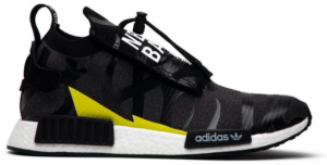 Giày Adidas Neighborhood x A Bathing Ape x NMD TS1 PK 'Stealth' EE9702