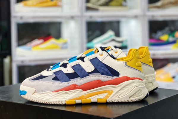 Giày Adidas Niteball 'Cream White Cyan' FV4842 - Ảnh 6