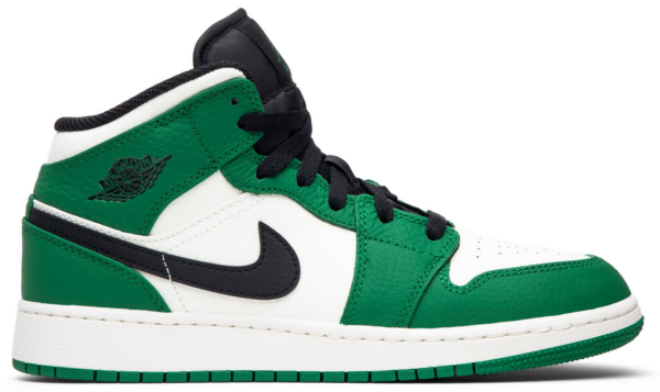 Giày Nike Air Jordan 1 Mid SE GS 'Pine Green' BQ6931-301