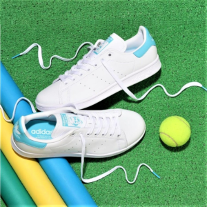 Giay Adidas Stan Smith 'White Blue Glow' EF4480