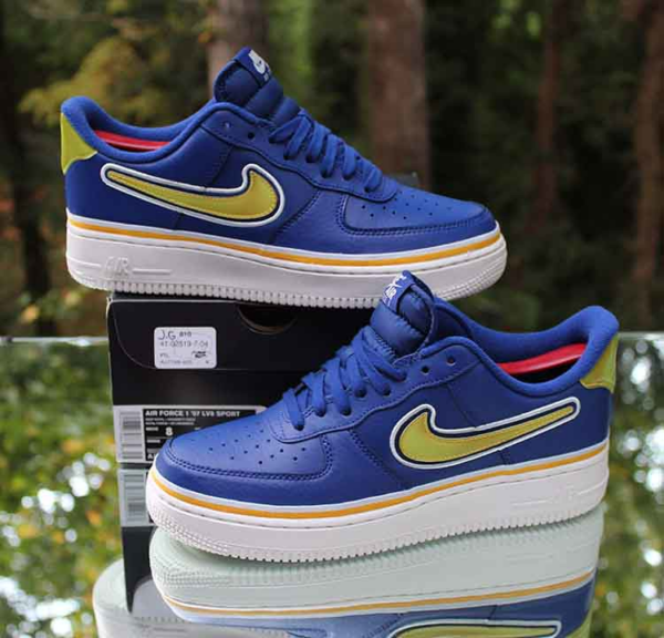 Giày Nike Air Force 1 '07 LV8 Sport 'Warriors' AJ7748-400 - Ảnh 2