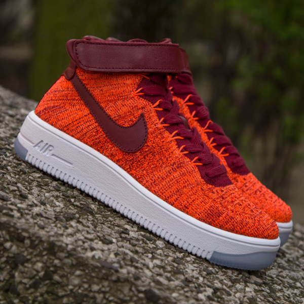 Giày Nike Wmns Air Force 1 Flyknit 'Total Crimson' 818018-800 - Ảnh 5