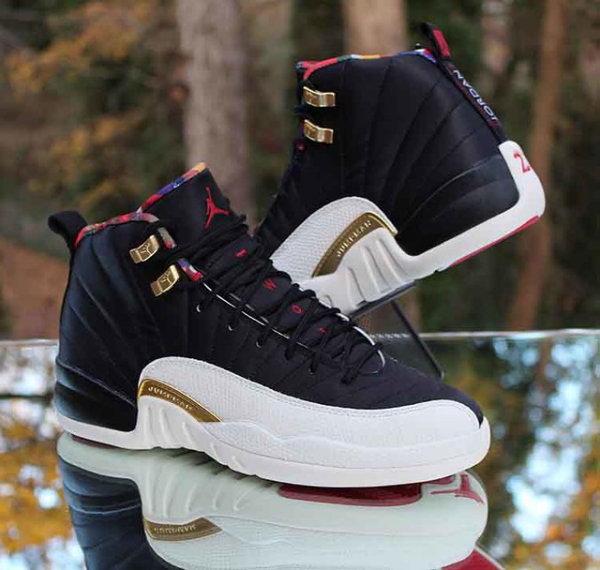 Giày Nike Air Jordan 12 Retro GS 'Chinese New Year' 2019 BQ6497-006 - Ảnh 3