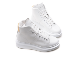 Alternative view of Giày Alexander McQueen Oversized Sneaker High 493584 WHFBU 9075
