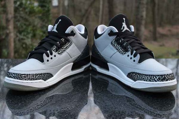 Giày Nike Air Jordan 3 Retro 'Wolf Grey' 136064-004 - Ảnh 7