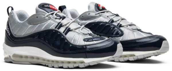 Giày Nike Supreme x Air Max 98 'Obsidian' 844694-400 - Ảnh 6