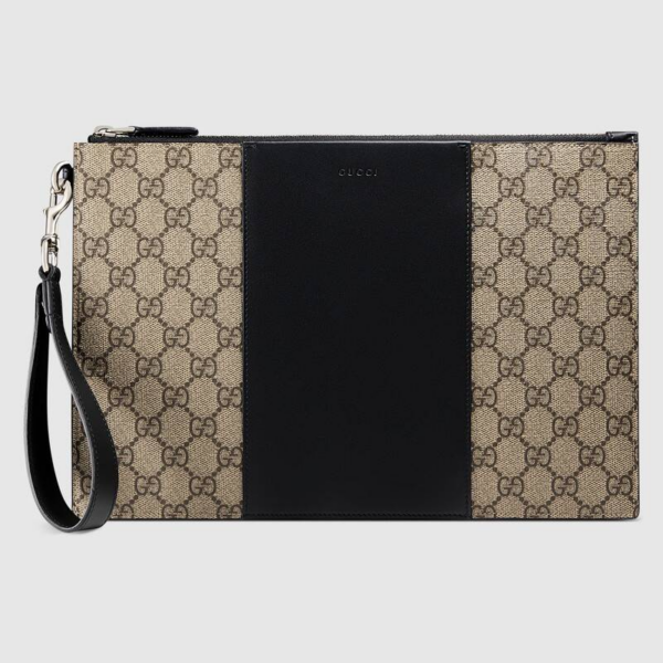 Túi Gucci GG Supreme Canvas Pouch 495017 KGDHN 9769 - Ảnh 2