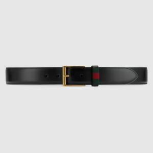 Alternative view of Thắt Lưng Gucci Web Stripe Leather Belt 495125-DT99T-1060