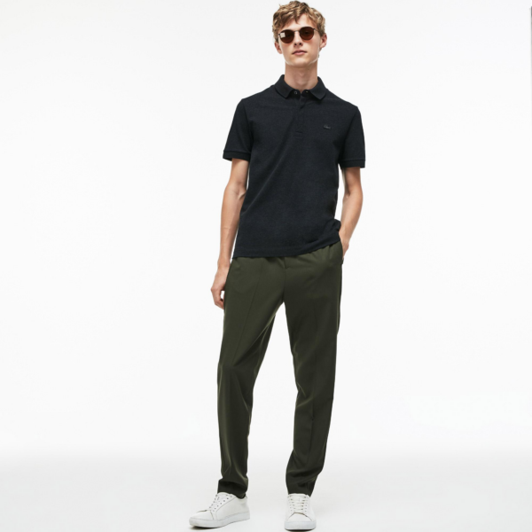 Áo Lacoste Men's Paris Polo Regular Fit Stretch Cotton Piqué PH5522-EL6 - Ảnh 3