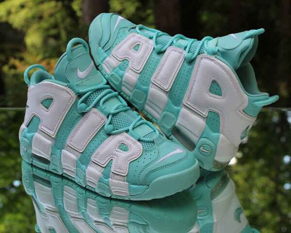Giày Nike Air More Uptempo GS 'Island Green' 415082-300 - Ảnh 5