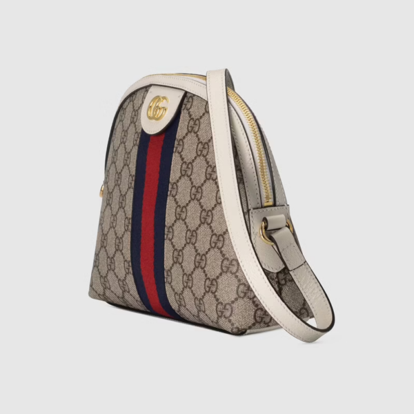 Túi Gucci Ophidia Small Shoulder Beige And White Leather 499621-K05NB-9794 - Ảnh 4