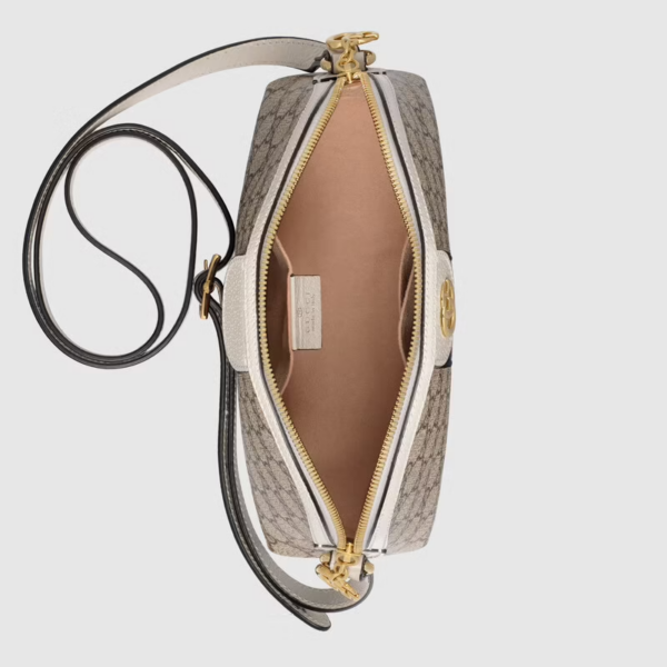 Túi Gucci Ophidia Small Shoulder Beige And White Leather 499621-K05NB-9794 - Ảnh 2
