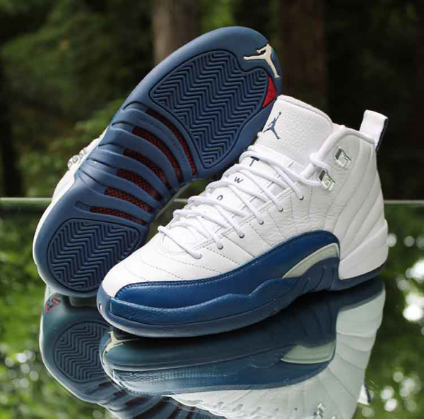 Giày Nike Air Jordan 12 Retro BG 'French Blue' 2016 153265-113 - Ảnh 2